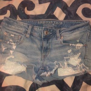 Jean mini shorts